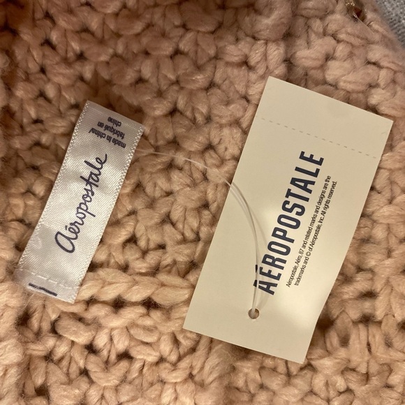 Aeropostale NWT muted pink infinity scarf with gold embellishments - Picture 2 of 2